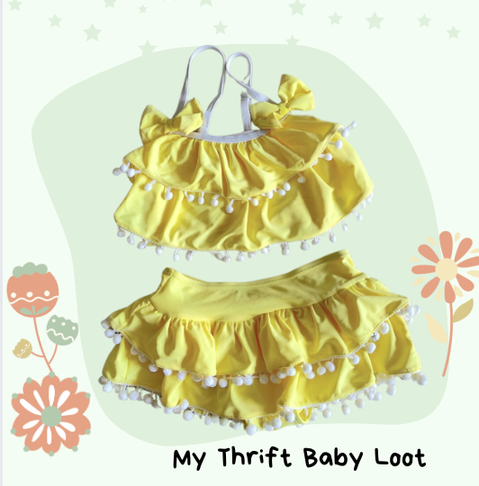 NEW Two piece girls swimsuit (2-4 years)